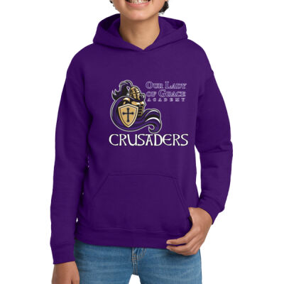 Crusaders - Youth Heavy Blend Hooded Sweatshirt Thumbnail