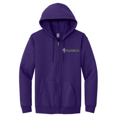 Crusaders Embroidered - Heavy Blend Full Zip Hooded Sweatshirt Thumbnail