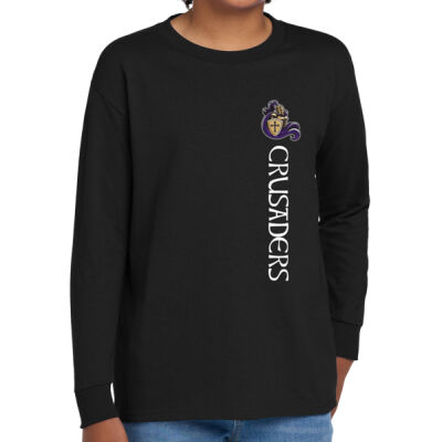 Crusaders - Youth Heavy Cotton 100% Cotton Long Sleeve T Shirt Thumbnail