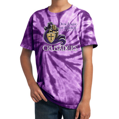 Crusaders - Youth Tie Dye Tee Thumbnail