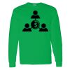 Heavy Cotton 100% Cotton Long Sleeve T Shirt Thumbnail