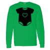 Heavy Cotton 100% Cotton Long Sleeve T Shirt Thumbnail