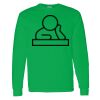 Heavy Cotton 100% Cotton Long Sleeve T Shirt Thumbnail