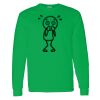 Heavy Cotton 100% Cotton Long Sleeve T Shirt Thumbnail
