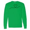 Heavy Cotton 100% Cotton Long Sleeve T Shirt Thumbnail