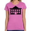 Ladies Heavy Cotton 100% Cotton T Shirt Thumbnail