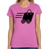 Ladies Heavy Cotton 100% Cotton T Shirt Thumbnail
