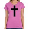 Ladies Heavy Cotton 100% Cotton T Shirt Thumbnail