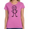 Ladies Heavy Cotton 100% Cotton T Shirt Thumbnail