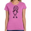 Ladies Heavy Cotton 100% Cotton T Shirt Thumbnail