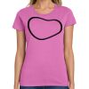 Ladies Heavy Cotton 100% Cotton T Shirt Thumbnail