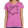 Ladies Heavy Cotton 100% Cotton T Shirt Thumbnail