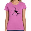 Ladies Heavy Cotton 100% Cotton T Shirt Thumbnail