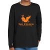 Youth Heavy Cotton 100% Cotton Long Sleeve T Shirt Thumbnail