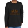 Youth Heavy Cotton 100% Cotton Long Sleeve T Shirt Thumbnail