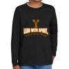 Youth Heavy Cotton 100% Cotton Long Sleeve T Shirt Thumbnail