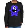 Youth Heavy Cotton 100% Cotton Long Sleeve T Shirt Thumbnail
