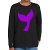 Youth Heavy Cotton 100% Cotton Long Sleeve T Shirt Thumbnail