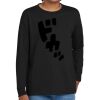 Youth Heavy Cotton 100% Cotton Long Sleeve T Shirt Thumbnail