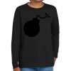 Youth Heavy Cotton 100% Cotton Long Sleeve T Shirt Thumbnail