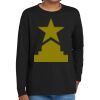 Youth Heavy Cotton 100% Cotton Long Sleeve T Shirt Thumbnail